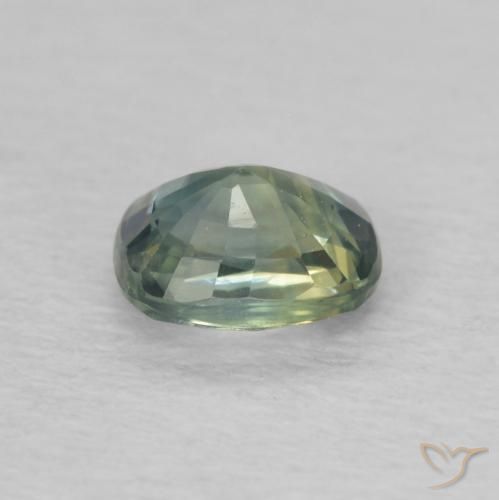 Saphir Sarcelle naturelle Coussin, 0.60 ct, VVS-VS