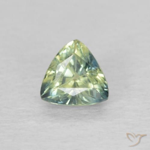 0.43ct Naturel Multicolore Saphir, Trillion, VVS-VS