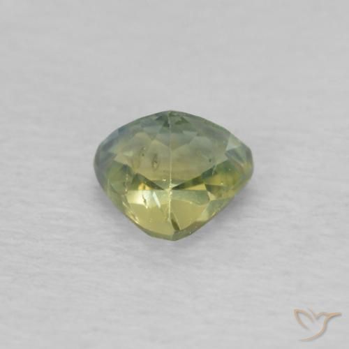Saphir Multicolore naturelle Trillion, 0.43 ct, VVS-VS