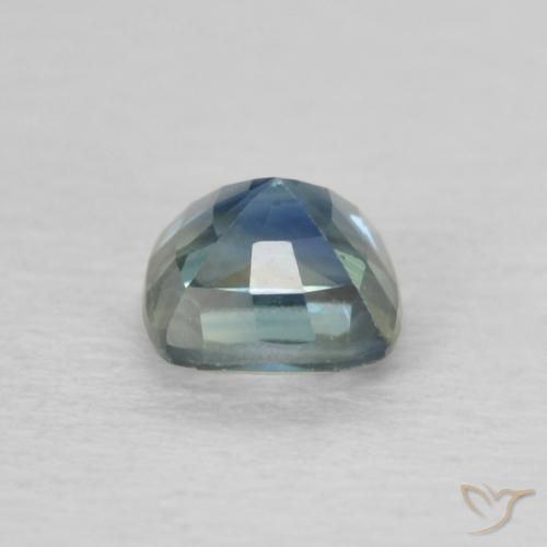 Saphir Multicolore naturelle Coussin, 0.63 ct, VVS-VS