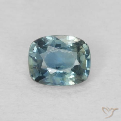 0.49ct Naturel Multicolore Saphir, Coussin, VVS-VS