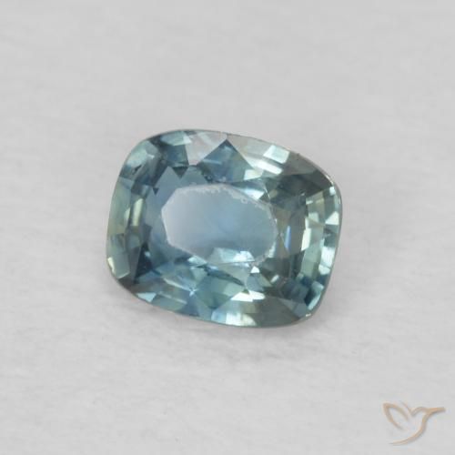 Saphir Multicolore naturelle Coussin, 0.49 ct, VVS-VS