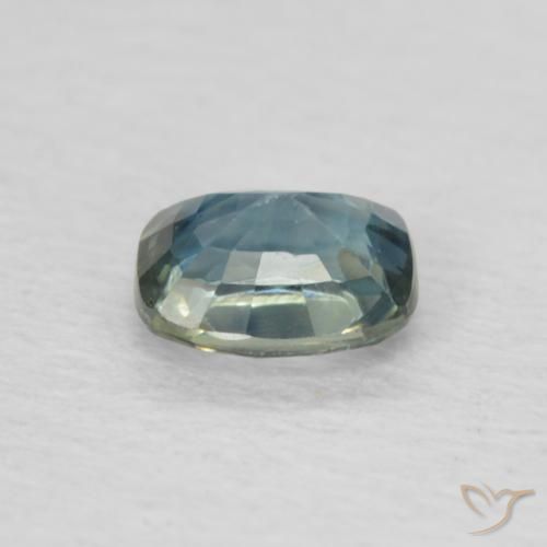 Saphir Multicolore naturelle Coussin, 0.49 ct, VVS-VS