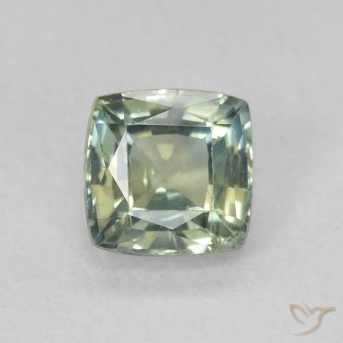 0.82ct Naturel Multicolore Saphir, Coussin, VS