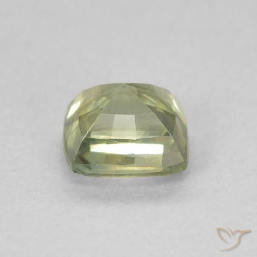 Saphir Multicolore naturelle Coussin, 0.82 ct, VS