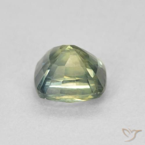 Saphir Multicolore naturelle Coussin, 0.87 ct, VS