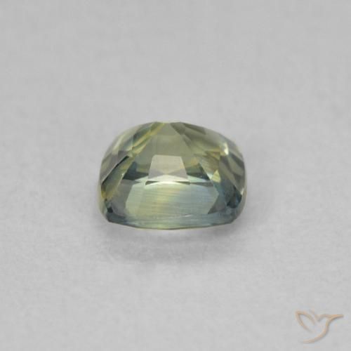 Saphir Multicolore naturelle Coussin, 0.47 ct, VS