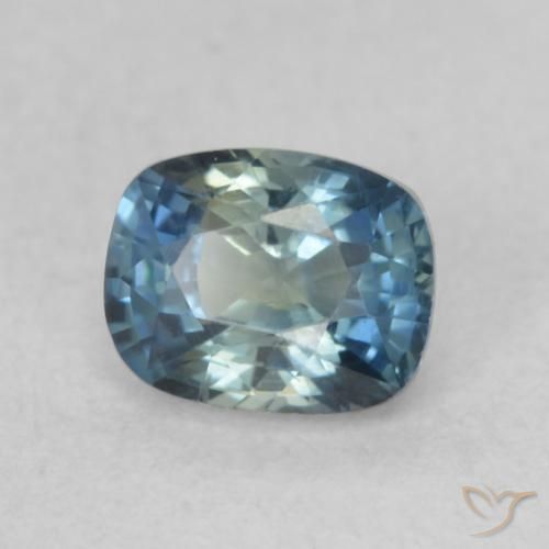 Saphir Multicolore naturelle Coussin, 0.64 ct, VVS