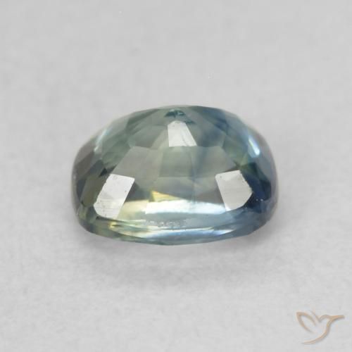 Saphir Multicolore naturelle Coussin, 0.64 ct, VVS