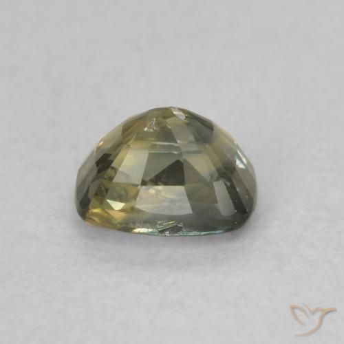 Saphir Multicolore naturelle Coussin, 0.47 ct, VVS