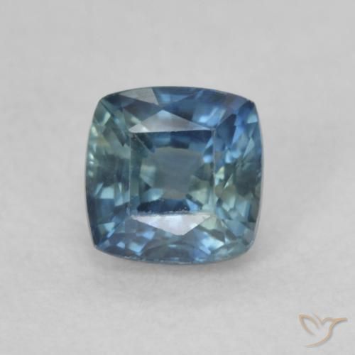 0.54ct Naturel Multicolore Saphir, Coussin, VVS-VS