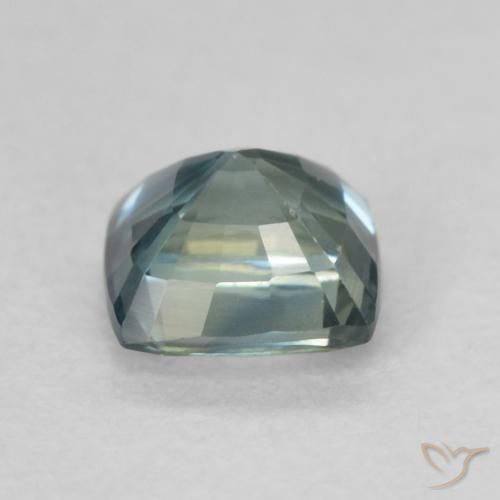 Saphir Multicolore naturelle Coussin, 0.84 ct, VS