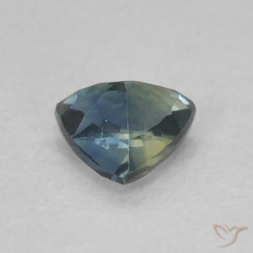 Saphir Multicolore naturelle Trillion, 0.46 ct, VVS-VS