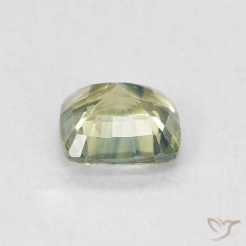 Saphir Multicolore naturelle Coussin, 0.59 ct, VS