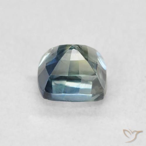Saphir Multicolore naturelle Coussin, 0.71 ct, VS