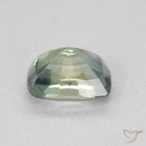 Saphir Multicolore naturelle Coussin, 0.77 ct, VVS-VS