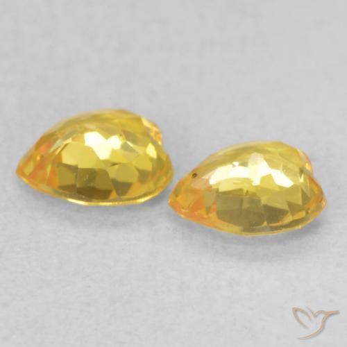 Shop natural 0.84ct Doré Saphir gems, Cœur, from Tanzanie at GemSelect. In stock, global shipping!