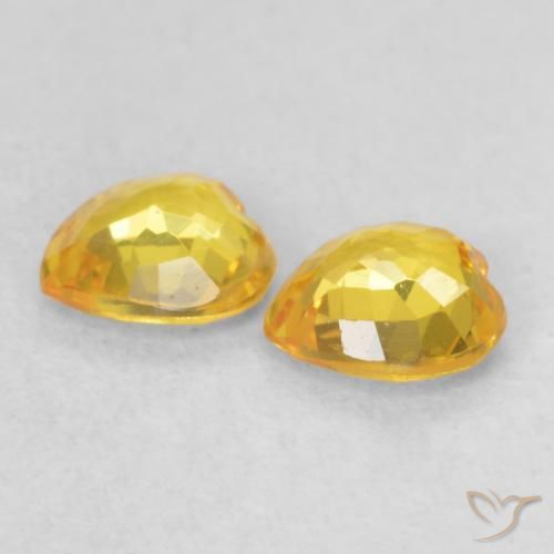 Shop natural 0.78ct Doré Saphir gems, Cœur, from Tanzanie at GemSelect. In stock, global shipping!