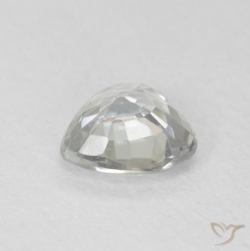 Saphir Vert jaune pâle naturelle Cœur, 0.79 ct, VVS