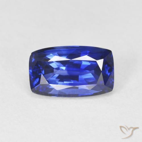 2.20ct Naturel Bleu royal Saphir, Coussin, VVS