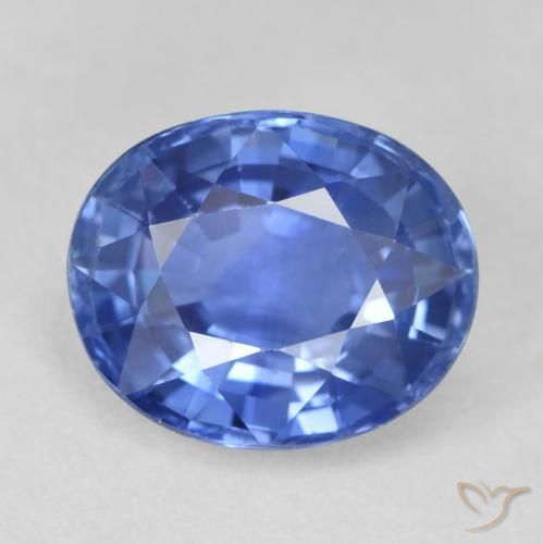 4.05ct Naturel Bleu marine moyen Saphir, ovale, VVS-VS