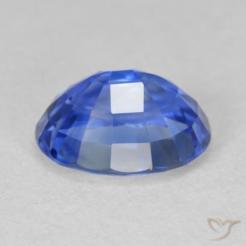 Saphir Bleu marine moyen naturelle ovale, 2.16 ct, VS