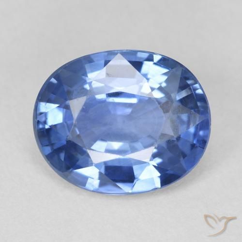4.25ct Naturel Bleu foncé moyen Saphir, ovale, VVS-VS