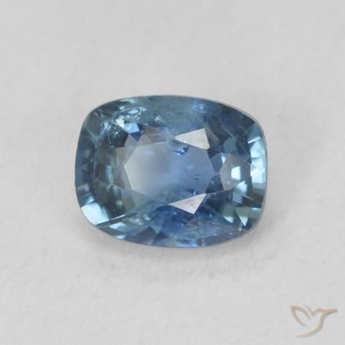 Saphir Bleu foncé naturelle Coussin, 0.59 ct, VS