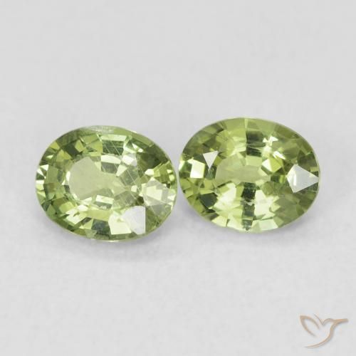 Shop natural 0.74ct Vert moyen Saphir gems, ovale, from Madagascar at GemSelect. In stock, global shipping!