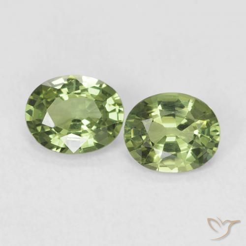 Shop natural 0.74ct Vert chaud Saphir gems, ovale, from Madagascar at GemSelect. In stock, global shipping!
