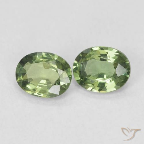 Shop natural 0.75ct Forêt verte Saphir gems, ovale, from Madagascar at GemSelect. In stock, global shipping!