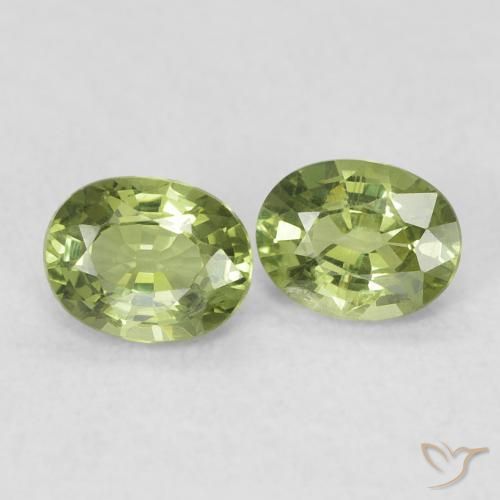 Shop natural 0.85ct Vert moyen Saphir gems, ovale, from Madagascar at GemSelect. In stock, global shipping!