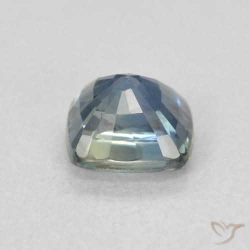 Saphir Bleu marine naturelle Coussin, 0.82 ct, VS