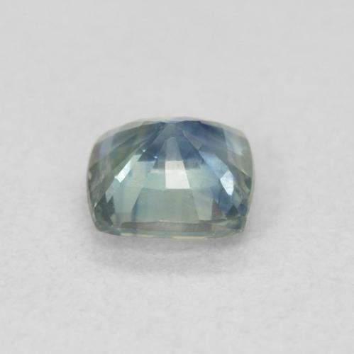Saphir Sarcelle naturelle Coussin, 0.56 ct, VS