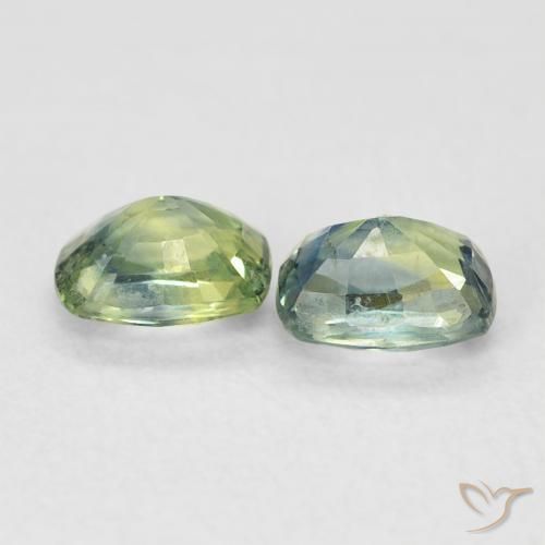 Shop natural 1.20ct Vert sauge léger Saphir gems, Coussin, from Madagascar at GemSelect. In stock, global shipping!