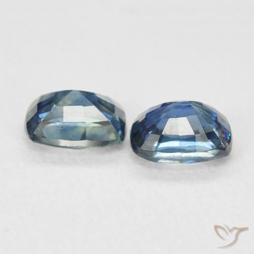 Shop natural 1.15ct Sarcelle Saphir gems, Coussin, from Madagascar at GemSelect. In stock, global shipping!