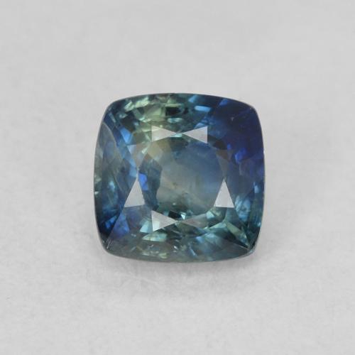 0.63ct Naturel Sarcelle Saphir, Coussin, VS