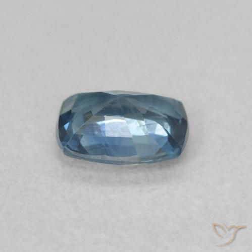 Saphir Bleu naturelle Coussin, 0.42 ct, VS
