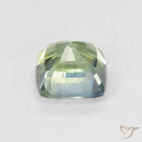 Saphir Sarcelle naturelle Coussin, 0.68 ct, VVS-VS