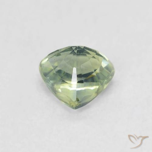 Saphir Sarcelle naturelle Trillion, 0.54 ct, VVS-VS