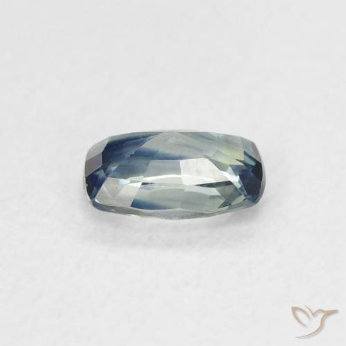 Saphir Sarcelle naturelle Coussin, 0.62 ct, VVS-VS