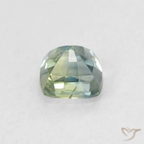 Saphir Sarcelle naturelle Coussin, 0.56 ct, VVS-VS