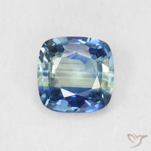 0.70ct Naturel Sarcelle Saphir, Coussin, VVS