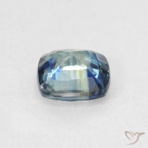 Saphir Sarcelle naturelle Coussin, 0.70 ct, VVS
