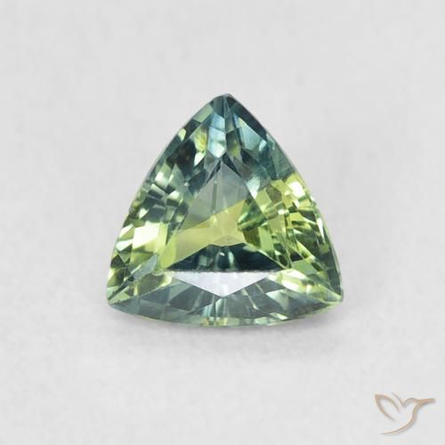 0.56ct Naturel Multicolore Saphir, Trillion, VVS