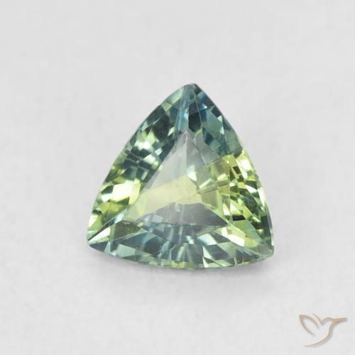 Saphir Multicolore naturelle Trillion, 0.56 ct, VVS