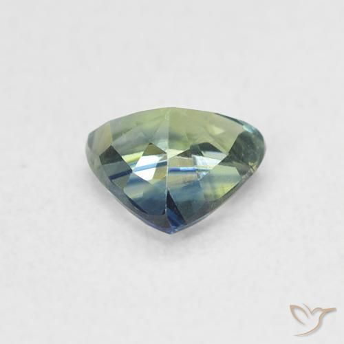 Saphir Multicolore naturelle Trillion, 0.56 ct, VVS