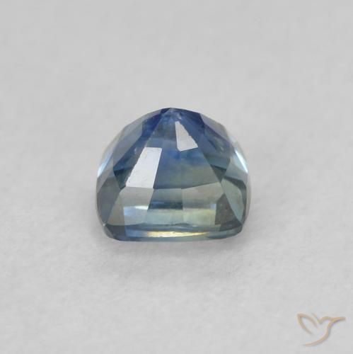 Saphir Bleu marine naturelle Coussin, 0.57 ct, VS