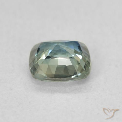 Saphir Sarcelle naturelle Coussin, 0.60 ct, VVS