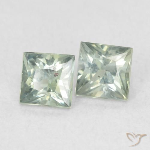 Shop natural 0.44ct Gris verdâtre Saphir gems, Carré, from Tanzanie at GemSelect. In stock, global shipping!